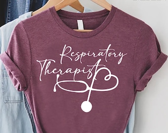 Respiratory Therapist Shirt, Lung Therapist Shirt, Respiratory Stethoscope Shirt, Gift For Respiratory Therapist, Healthcare Worker Shirts