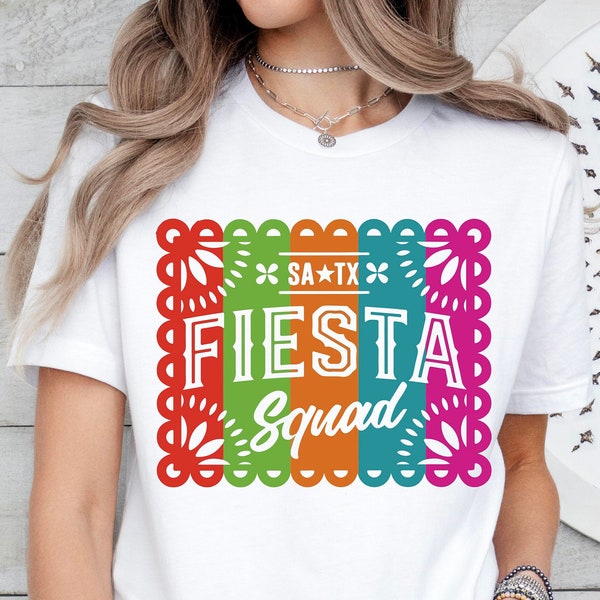 Fiesta Squad Shirt, Fiesta Banner Shirt,Fiesta San Antonio Texas Shirt, Let's Fiesta San Antonio Tee,Mexican Theme Shirt, Fiesta Party Shirt