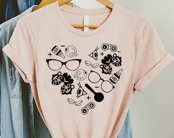 Opto Love Tee,Optometrist Gift,Opto Symbols Shirt,Optometry Shirt,Gift For Future Optometrist,Optical Assistant Shirt,Optometry Life Shirt