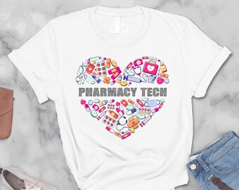 Pharmacy Technician Tshirt, Pharmacy Tech Gift, Pharmacy Life Shirt, Pharmacist Student Gift Tee, Pharmacist Shirt, Pharmacy Gift