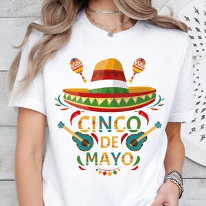 Cinco De Mayo Party Shirts, Sombrero Shirt, Mexican Fiesta Shirt,Mexican Festival Gift,5th Of May Shirt,Cinco De Mayo Gift, Mexican Shirts