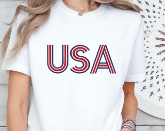 USA Shirt, 4th of July Gift, America Shirt, Fourth of July Shirt, Patriotic Shirt, Merica Shirt,Memorial Day Shirt,Red White and Blue Shirt