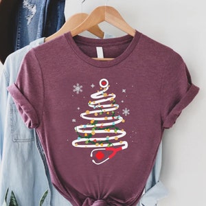 Stethoscope Christmas Tree TShirt, Nurse Christmas Shirt, Doctor Christmas Shirt, Christmas Doctor Gift, Xmas Nurse  Shirt, Holiday Apparel