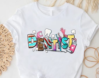 Dental Tooth Shirt, Dentist Gift,Dentist Shirt, Dental Squad Shirt,Dentist Gift, Dental Tools Shirt,Dental Assistant Tee,Dental Office Gifts