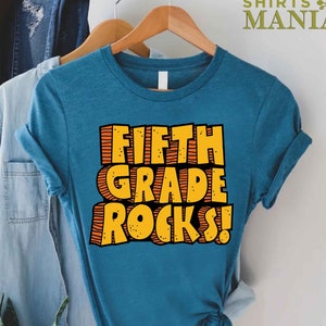 Fifth Grade Rocks, 5 Th Grade Back To School Gift T-Shirt Fifth Grade Rocks, 5 Th Grade Back To School Gift T-Shirt