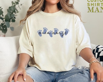 Comfort Colors® NICU Nurse Shirt, NICU Nurse Gift, Neonatal Nurse T-Shirt, Nicu Team Crewneck, Nurse Appreciation Gift,Nicu Nurse Life Shirt
