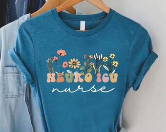 Neuro ICU Nurse T-shirt, Gift for Neuro ICU Nurse, Neuro Intensive Care Unit Tee, Neuro Nurse Tshirt, Neurology Nurse Tee, Gift For Nurses