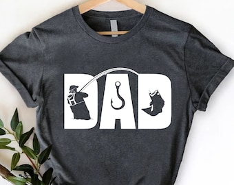 Fishing Dad Shirt, Fishing Gift For Dad, Fisherman Dad Graphic Tees, Fishing Dad Gift, Grandpa Fisherman Shirt, Birthday Gift Dad, Dad Gifts