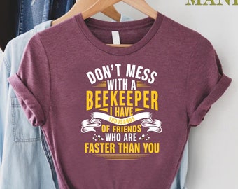 Funny Beekeeper T-shirt, Beekeeping Gift, Bee Shirt, Bee Lover Gift, Beekeeping Shirt, Bee Gift, Save the Bees Shirt, Nature Lover Shirt