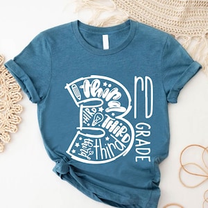 3rd Grade T-shirt, Third Grade Teacher Shirt, 3rd Grade Gift, Back To School Shirt, Teacher Appreciation, Hello 3rd Grade, Third Grade Squad
