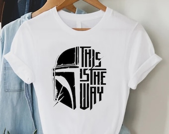 This is The Way Tee,Dadalorian Men Shirt,Mandalorian Gift,Galaxy Edge Shirt,Fathers Day Shirt,Mandalorian Dad Shirt,Star Wars Gift