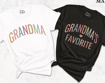 Grandma And Grandma's Favorite Matching Shirts,Matching Grandma Shirt,New Grandma Gift,Grandma And Baby,Grammy And Me Shirt,Mothers Day Gift