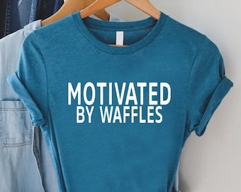 Funny Waffle T-Shirt, Waffle Lover Gift, Waffle T Shirt, Waffle Breakfast Tee, Food Gift, Waffle Fan Shirt, Snack Lover Shirt, Foodie Shirt