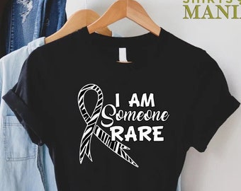 Rare Disease Warrior Shirt,Rare Disease Day Shirt,Rare Disease Awareness Shirt,I'm Someone Rare Shirt,Zebra Ribbon Shirt,Chronic Illnesses