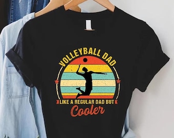 Volleyball Dad T-shirt, Fathers Day Shirt, Volleyball Dad Gift, Retro Game Day Shirt, Volleyball Lover Tee, Sports Dad Shirts, Sports Shirt