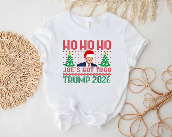 Trump Christmas Tee, Trump 2026 Shirt, Christmas Gift Shirt, Donal Trump Shirt, Santa Trump Shirt, Christmas Party Tee, Xmas Holiday Shirt