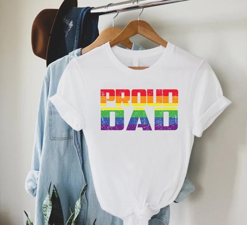 proud dad shirt lgbt
