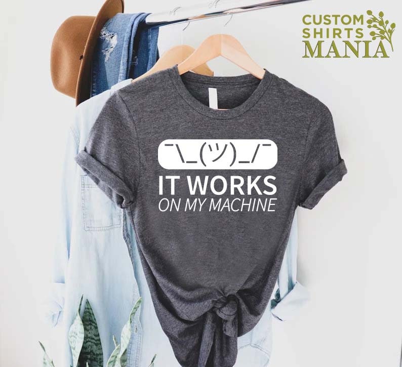 Programmer Shirt, Gift For Coder, IT Shirt, Programming Shirt, Developer Gift, Funny Computer Shirt, It Works On My Machine, Coding Shirt image 5