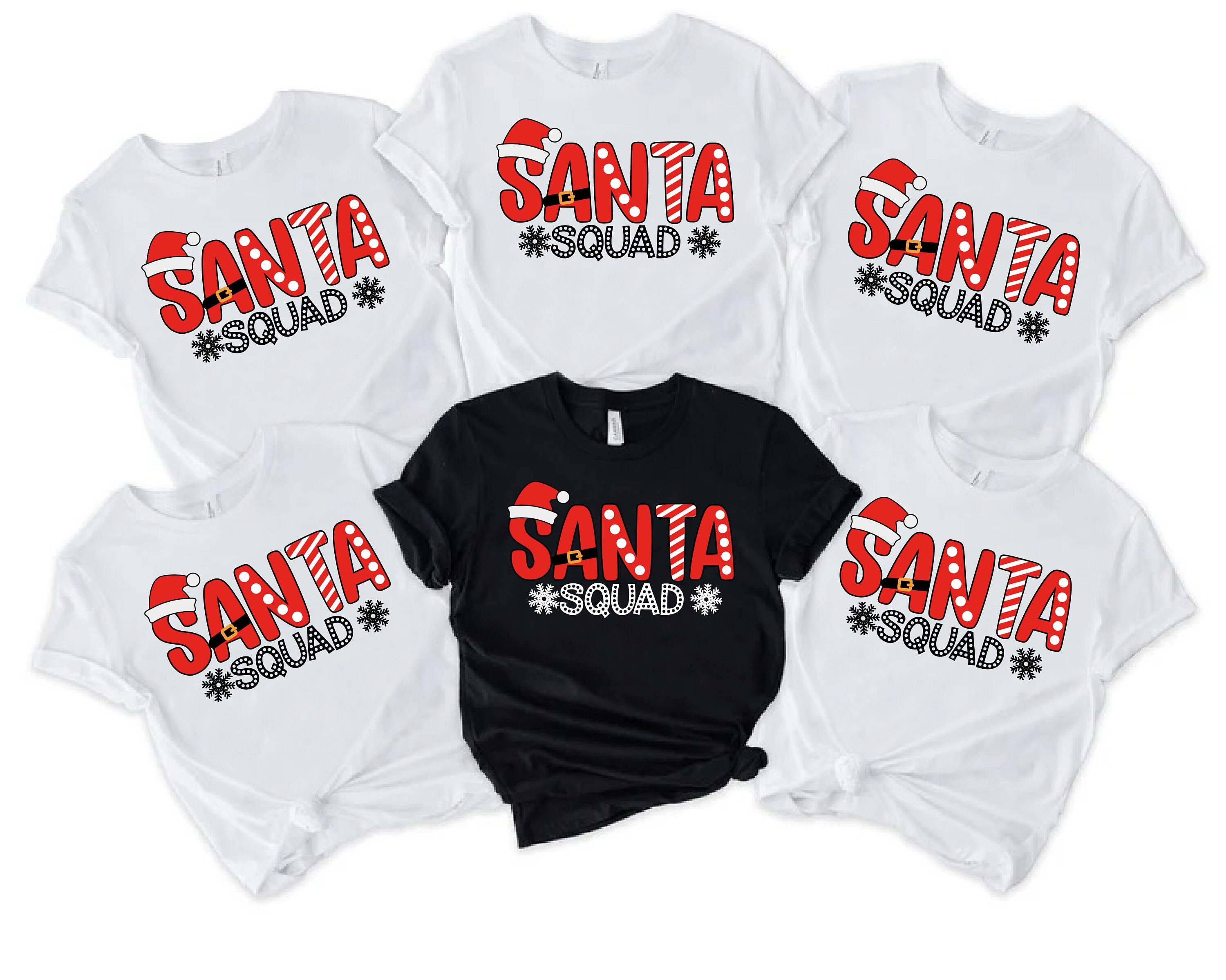 Santa Squad Shirt,Christmas Squad Shirt,Christmas Gift,Family Matching Christmas Shirt,Santa Crew, Xmas Squad Shirt,Vomens Christmas