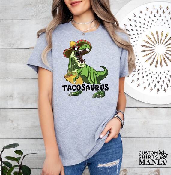 Taco Saurus Boys T-Shirt Cinco De Mayo Kids T Rex Dinosaur Taco Saurus Boys T-Shirt Cinco De Mayo Kids T Rex Dinosaur
