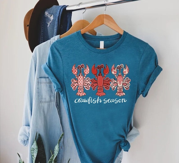 Crawfish Season T-shirt, Crawfish T-Shirt, Crawfish Lover Gift, Womens Crawfish, Crawfish Boil Tee, Cajun Shirt, Cute Crawfish Shirts