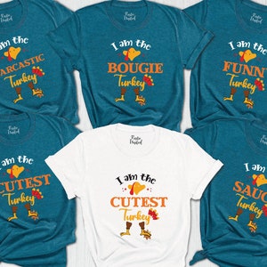 Thanksgiving Family Dinner Shirts, Matching Family Thanksgiving Shirts, Funny Thanksgiving, Custom Thanksgiving, Thanksgiving Party Shirt