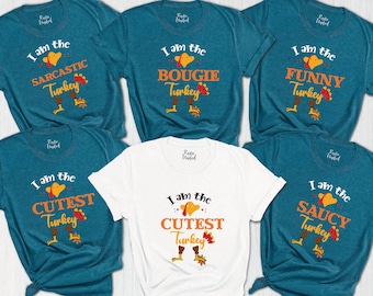 Thanksgiving Family Dinner Shirts, Matching Family Thanksgiving Shirts, Funny Thanksgiving, Custom Thanksgiving, Thanksgiving Party Shirt