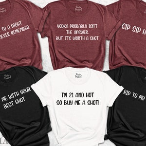 21st Birthday Shirt for Group Custom Shirt,21st Birthday Squad Shirts,21st Birthday For Him,21st Birthday Gifts,Birthday Party Group Tshirt