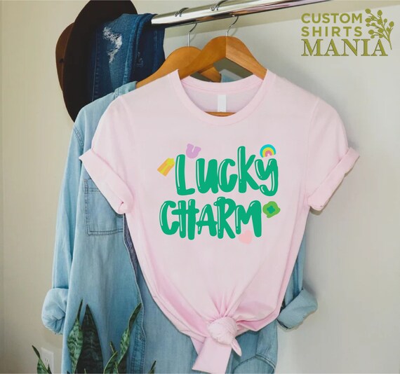 Lucky Charm St Patricks Day Shirt, Shamrock Luck Tee, Family St Patrick, Womens St Patricks, Irish Day Shirt, St Patricks Outfit