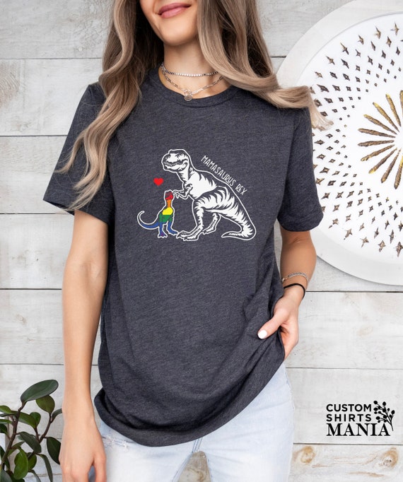 Free Mom Hugs T-Shirt - LGBT Mom Saurus Rainbow Shirts Gift Free Mom Hugs T-Shirt - LGBT Mom Saurus Rainbow Shirts Gift