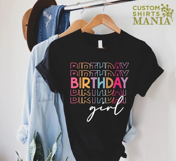 Birthday Girl Shirt, Birthday Party Shirt, Gift For Birthday Girl, Kids Birthday Shirt, Youth Birthday Girl Shirt, Birthday Girl Outfit