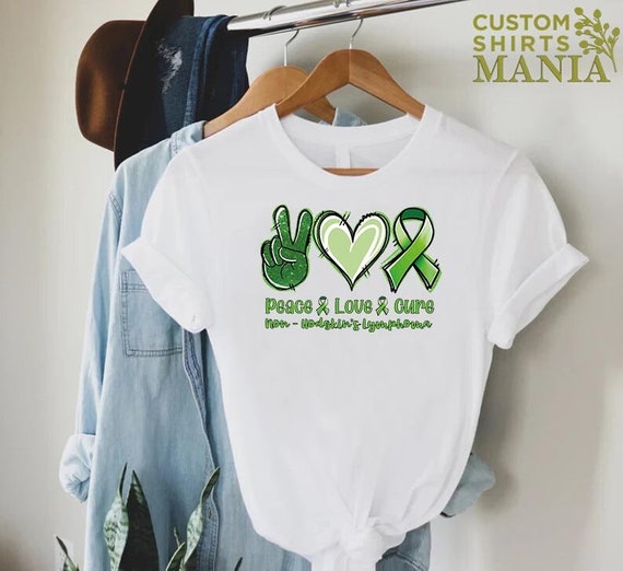 Hodgkins Lymphoma Awareness Shirt Fight Cancer Ribbon Tee Hodgkins Lymphoma Awareness Shirt Fight Cancer Ribbon Tee
