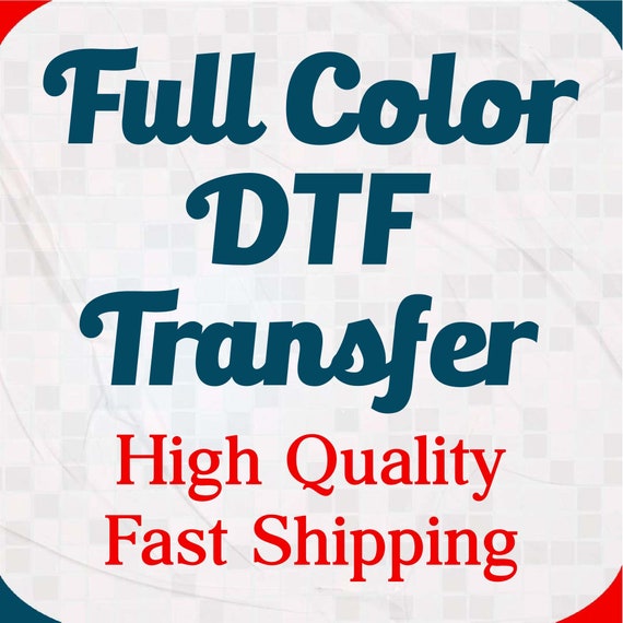 DTF Transfers, DTF Prints, Ready To Apply, Full Color Image Transfers, Custom DTF Transfers, Ready for Press, Wholesale Heat Press Transfers