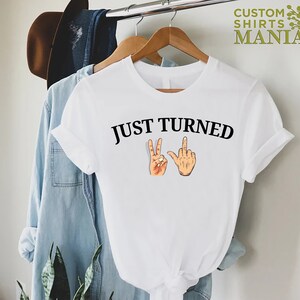 21st Birthday Gift, 21st Birthday Shirt, Funny Twenty First Birthday T-shirt, 21st Birthday Party Shirt, 21 Year Old Shirt, Birthday Outfit image 7