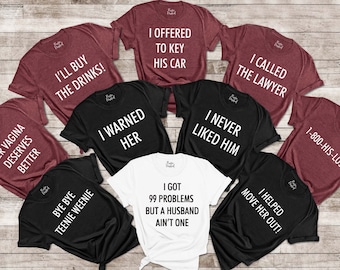 Funny Divorce Party Shirts,Matching Divorced Celebration T-shirts,Newly Divorced Shirt,Divorced AF Shirt,Divorce Squad Tee,Funny Group Shirt