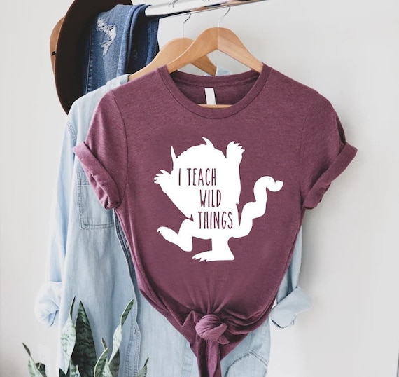 I Teach Wild Things T-Shirt, Funny Teacher Gift Tee T-Shirt I Teach Wild Things T-Shirt, Funny Teacher Gift Tee T-Shirt