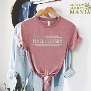 Raise a Hallelujah Shirt, Christian Mom Shirt, Church Shirt, Hallelujah Shirt, Christian Shirts For Women, Religious Gift, Jesus Lover Gift bild 8