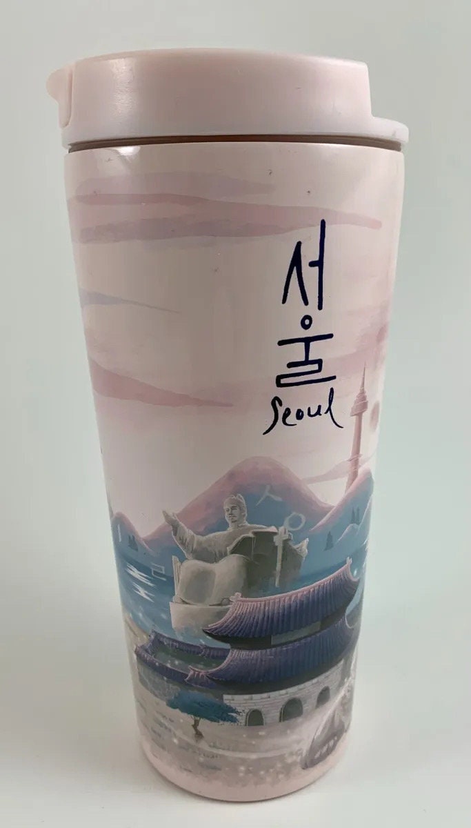 Starbucks Korea 2021 Cherry Blossom Pale Rose Gold Studded Cold Cup 24oz