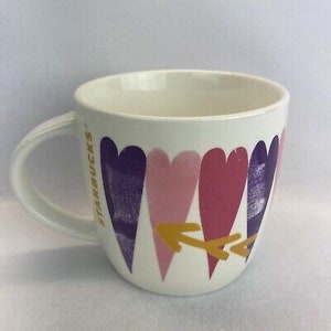 2016 Starbucks Valentine&#39;s Day 14 oz. Hearts & Arrows Coffee/Tea Mug