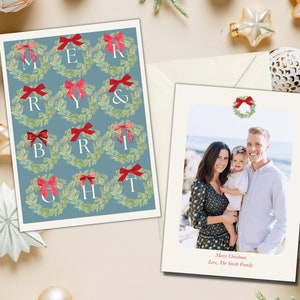 CUSTOM FAMILY CARDS - Merry & Bright Christmas