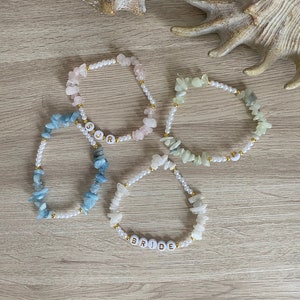 Personalised Crystal bracelet | Custom Gemstone bracelet | Healing crystals bracelet | Name jewellery | Beaded bracelets | Birthday gift