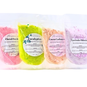 Essential Oil & Epsom Salt Bath Soak – Relaxing Aromatherapy Gift for Him and Her | Botanical Spa Soak | Calming Stress Relief Bath Salt