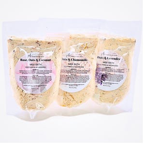 Nourishing Milk Bath Soak – Luxurious Oats & Botanical Spa Soak | Hydrating Relaxation Gift for Him and Her | Self Care Ritual