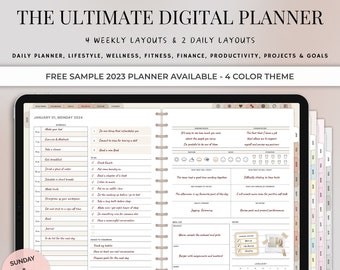 Digital Planner 2025 , GoodNotes Planner, Daily Planner, Weekly Planner, iPad Planner, Notability Planner | 2025 + Undated, iPad 2025