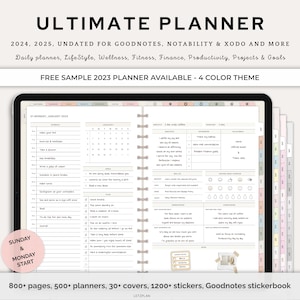 Digital Planner, iPad Planner, GoodNotes Planner, Weekly Planner, Daily Planner, Monthly Planner, Digital Planner 2025, Undated iPad 2025