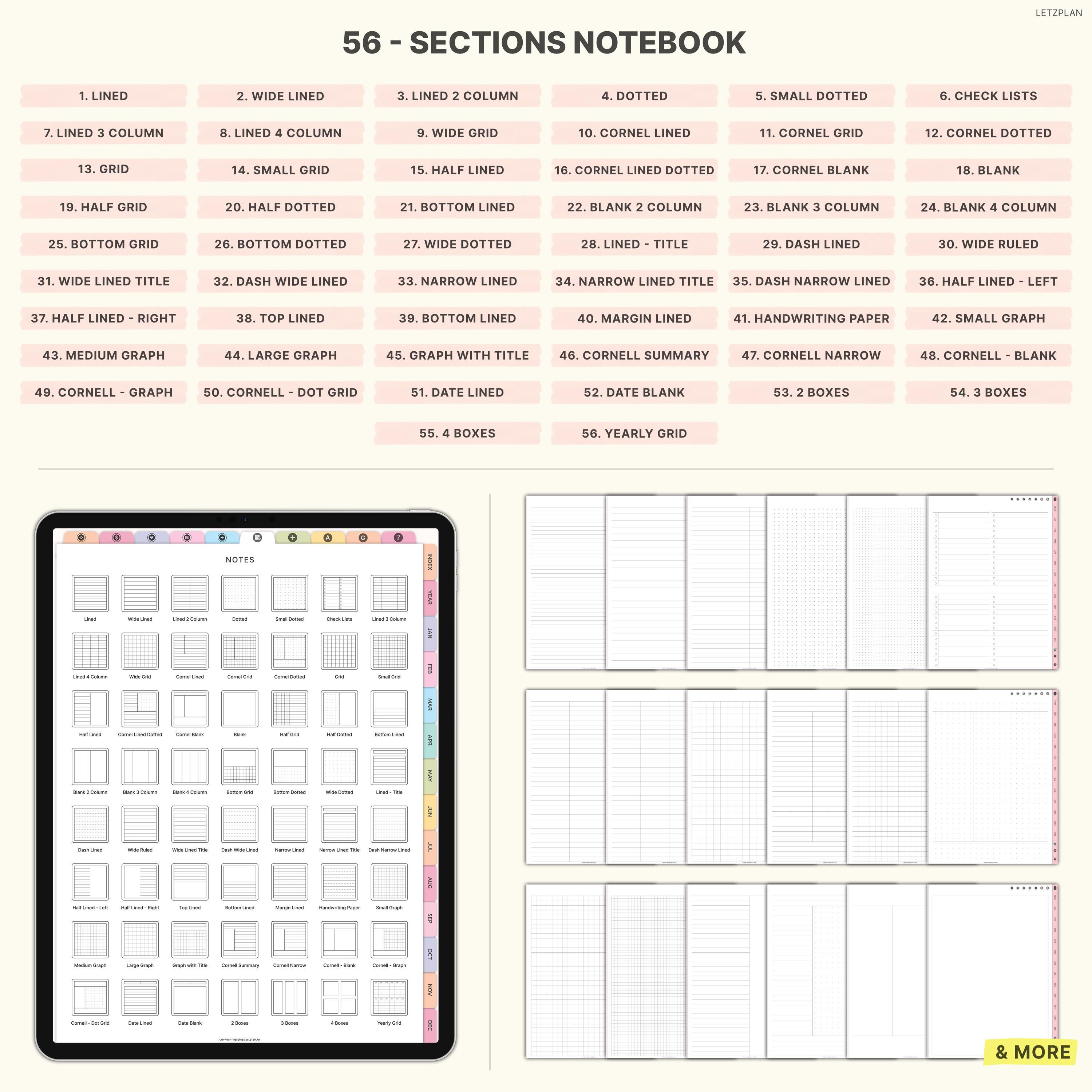 Christian Digital Prayer Planner Bible Journal | Faith Notebook Sermon ...