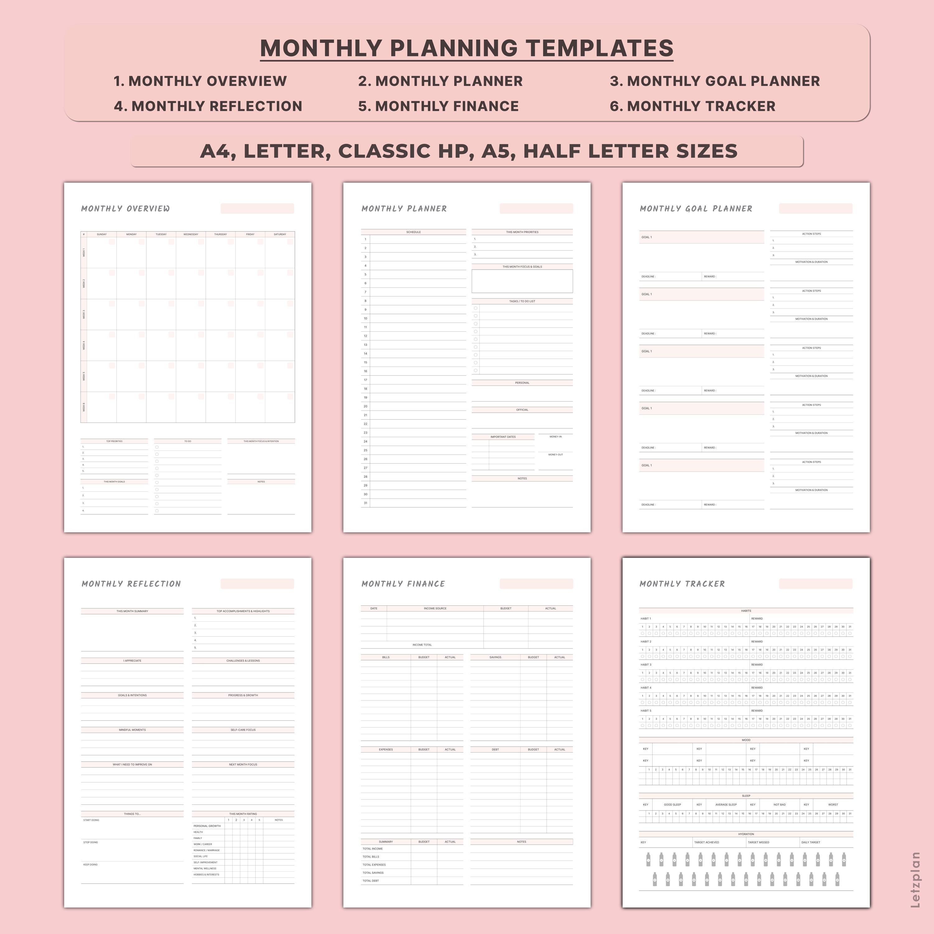 Printable Household Planner | Home Management Binder | Cleaning Budget ...