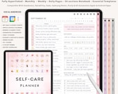 Digital Self Care Planner Wellness Journal Mental Health Journal Mindfulness Daily Planner GoodNotes iPad Journal for Self Love & Healing