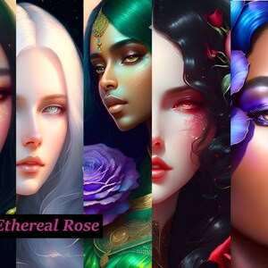 Ethereal Rose Digital Art Pack