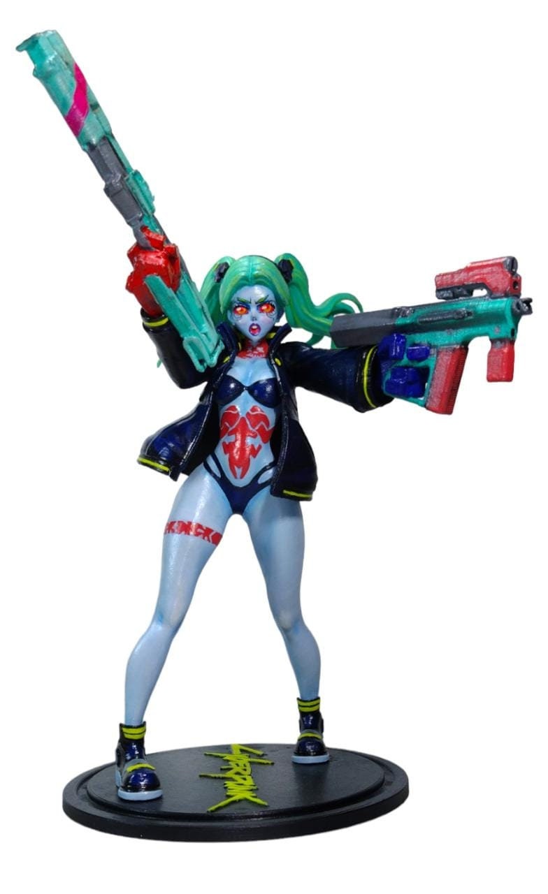 Rebecca Figure Assembled and Airbrushed Cyberpunk 2077 Collectible Gift ...